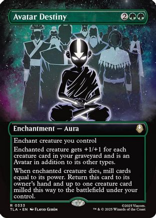 Avatar Destiny (Borderless)  [Foil]  (TLA-333) - [Avatar: The Last Airbender] - Trinity Hobby