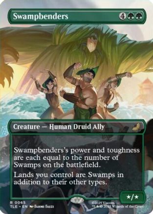 Swampbenders (Borderless)  [Foil]  (TLE-065) - [Avatar: The Last Airbender: Eternal-Legal] - Trinity Hobby