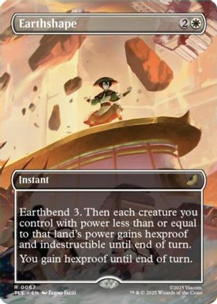 Earthshape (Borderless)  [Foil]  (TLE-067) - [Avatar: The Last Airbender: Eternal-Legal] - Trinity Hobby