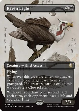 Raven Eagle (Borderless)  [Foil]  (TLA-324) - [Avatar: The Last Airbender] - Trinity Hobby