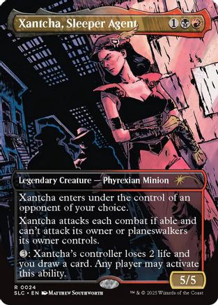 Xantcha, Sleeper Agent  [Foil]  (SLC-024) - [Secret Lair Countdown Kit] - Trinity Hobby