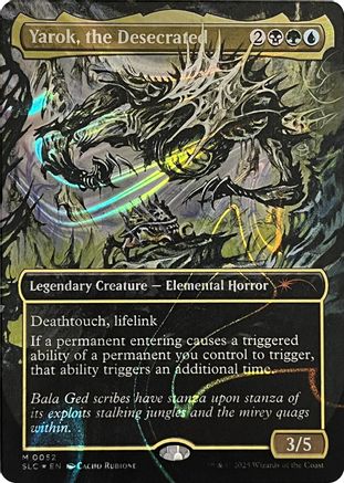 Yarok, the Desecrated (Halo Foil)  [Foil]  (SLC-052) - [Secret Lair Countdown Kit] - Trinity Hobby