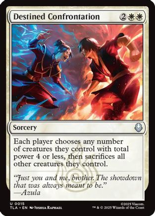 Destined Confrontation  [Foil]  (TLA-015) - [Avatar: The Last Airbender] - Trinity Hobby