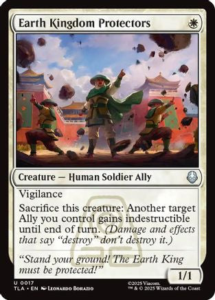 Earth Kingdom Protectors  [Foil]  (TLA-017) - [Avatar: The Last Airbender]