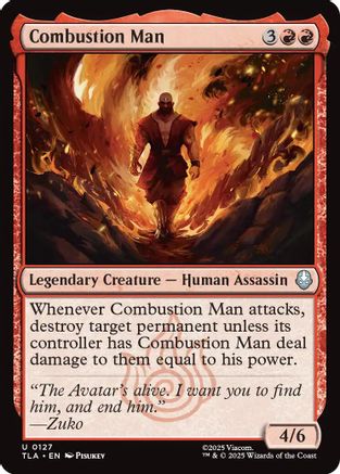 Combustion Man  [Foil]  (TLA-127) - [Avatar: The Last Airbender] - Trinity Hobby