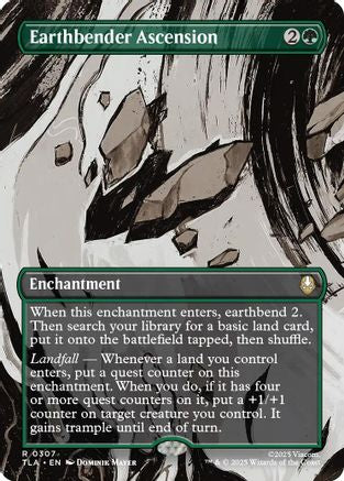 Earthbender Ascension (Borderless)  [Foil]  (TLA-307) - [Avatar: The Last Airbender] - Trinity Hobby