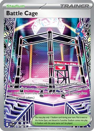 Battle Cage - (116/094) Holofoil [ME02 Phantasmal Flames] - Trinity Hobby