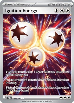 Ignition Energy - (124) Holofoil [ME02 Phantasmal Flames] - Trinity Hobby