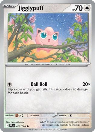 Jigglypuff - (076) Reverse Holofoil [ME02 Phantasmal Flames] - Trinity Hobby