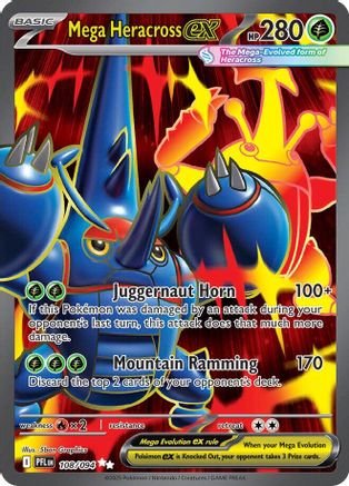 Mega Heracross ex - (108/094) Holofoil [ME02 Phantasmal Flames] - Trinity Hobby