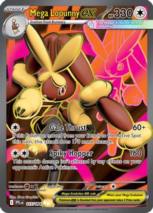 Mega Lopunny ex - (115/094) Holofoil [ME02 Phantasmal Flames]