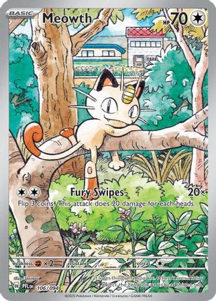 Meowth - (106) Holofoil [ME02 Phantasmal Flames] - Trinity Hobby
