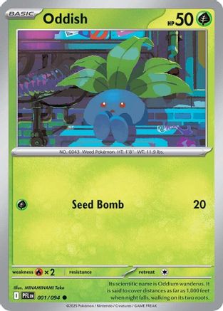 Oddish - (001) [ME02 Phantasmal Flames] - Trinity Hobby