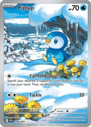 Piplup - (098/094) Holofoil [ME02 Phantasmal Flames] - Trinity Hobby