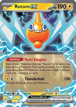 Rotom ex - (029/094) Holofoil [ME02 Phantasmal Flames] - Trinity Hobby