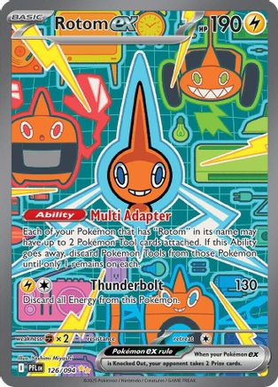 Rotom ex - (126/094) Holofoil [ME02 Phantasmal Flames] - Trinity Hobby