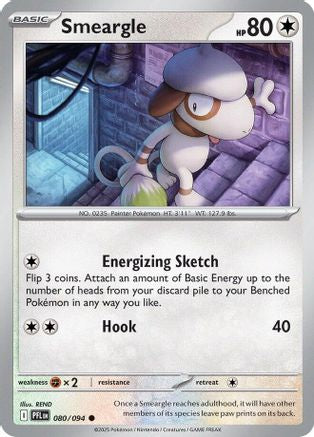 Smeargle - (080) Reverse Holofoil [ME02 Phantasmal Flames] - Trinity Hobby
