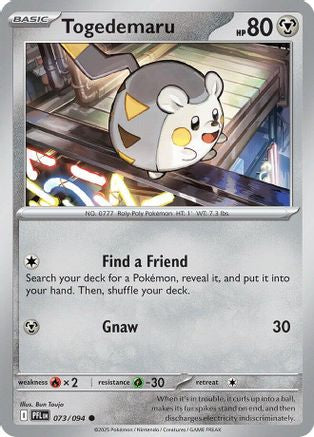 Togedemaru - (073/094) Reverse Holofoil [ME02 Phantasmal Flames] - Trinity Hobby