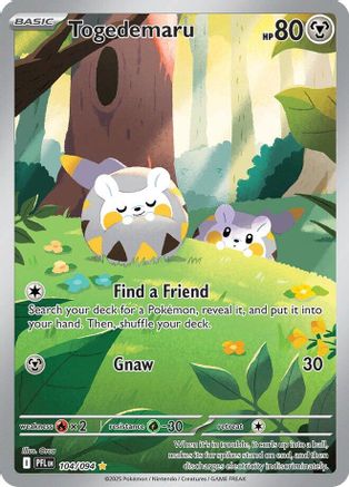 Togedemaru - (104/094) Holofoil [ME02 Phantasmal Flames] - Trinity Hobby