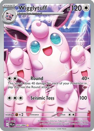 Wigglytuff - (105/094) Holofoil [ME02 Phantasmal Flames]