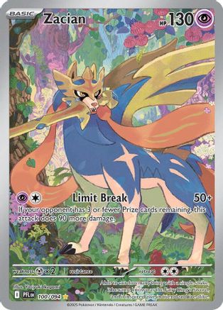 Zacian - (100/094) Holofoil [ME02 Phantasmal Flames] - Trinity Hobby