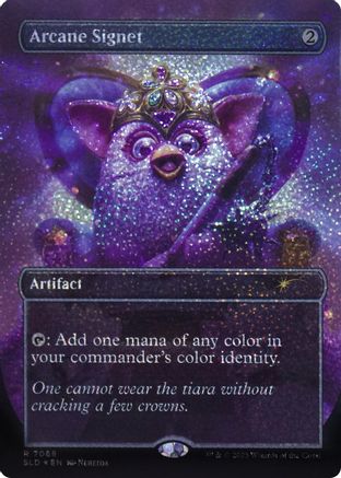 Arcane Signet (7068) (Confetti Foil)  [Foil]  (SLD-7068) - [Secret Lair Drop Series] - Trinity Hobby