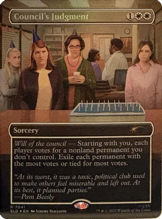 Council's Judgment (7041)  [Foil]  (SLD-7041) - [Secret Lair Drop Series] - Trinity Hobby
