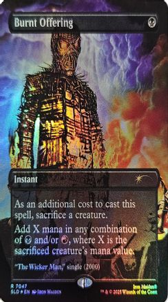 Burnt Offering (Rainbow Foil)  [Foil]  (SLD-7047) - [Secret Lair Drop Series] - Trinity Hobby