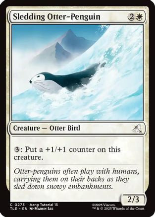 Sledding Otter-Penguin (0273)  (TLE-273) - [Avatar: The Last Airbender: Eternal-Legal] - Trinity Hobby