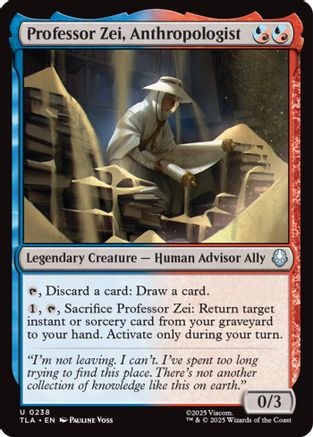 Professor Zei, Anthropologist  (TLA-238) - [Avatar: The Last Airbender] - Trinity Hobby