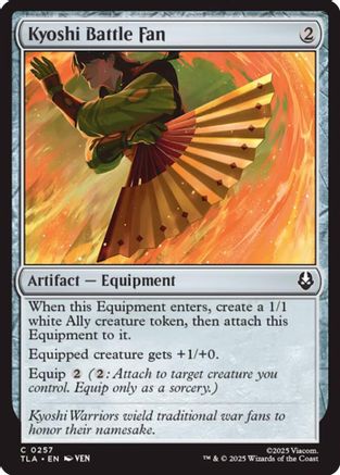Kyoshi Battle Fan  (TLA-257) - [Avatar: The Last Airbender]