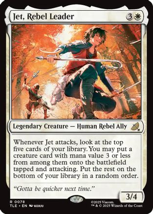 Jet, Rebel Leader  (TLE-078) - [Avatar: The Last Airbender: Eternal-Legal] - Trinity Hobby
