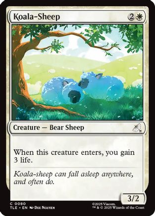Koala-Sheep  [Foil]  (TLE-080) - [Avatar: The Last Airbender: Eternal-Legal] - Trinity Hobby