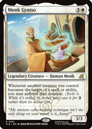 Monk Gyatso  [Foil]  (TLE-081) - [Avatar: The Last Airbender: Eternal-Legal] - Trinity Hobby