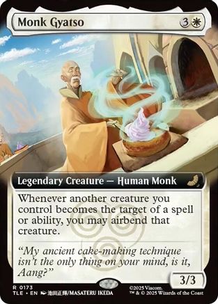 Monk Gyatso (Extended Art)  [Foil]  (TLE-173) - [Avatar: The Last Airbender: Eternal-Legal] - Trinity Hobby