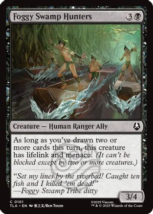 Foggy Swamp Hunters  [Foil]  (TLA-101) - [Avatar: The Last Airbender] - Trinity Hobby