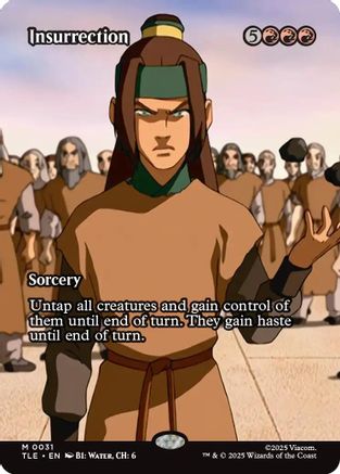 Insurrection (Borderless)  [Foil]  (TLE-031) - [Avatar: The Last Airbender: Eternal-Legal] - Trinity Hobby