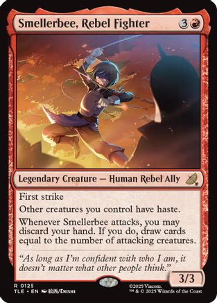 Smellerbee, Rebel Fighter  [Foil]  (TLE-125) - [Avatar: The Last Airbender: Eternal-Legal] - Trinity Hobby