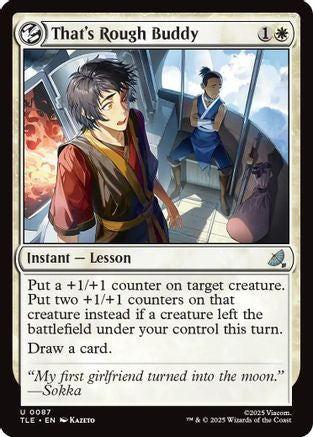 That's Rough Buddy  (TLE-087) - [Avatar: The Last Airbender: Eternal-Legal] - Trinity Hobby