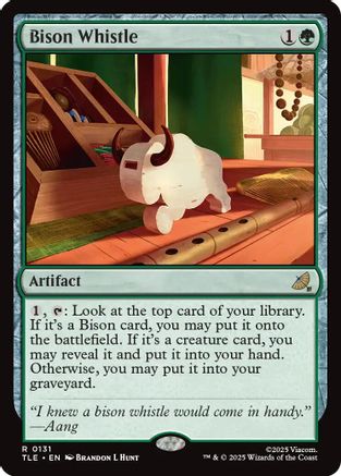 Bison Whistle  (TLE-131) - [Avatar: The Last Airbender: Eternal-Legal] - Trinity Hobby