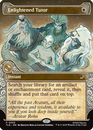 Enlightened Tutor (Showcase)  (TLE-305) - [Avatar: The Last Airbender: Eternal-Legal] - Trinity Hobby