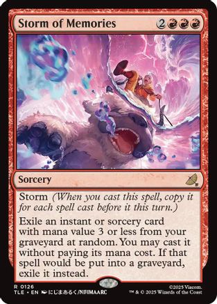 Storm of Memories  [Foil]  (TLE-126) - [Avatar: The Last Airbender: Eternal-Legal] - Trinity Hobby