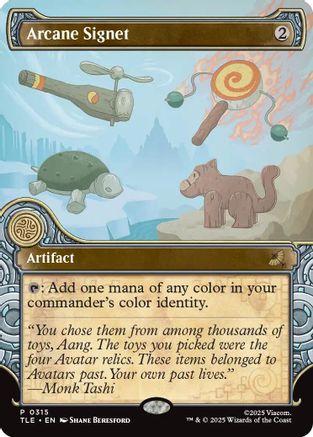 Arcane Signet (Showcase)  (TLE-315) - [Avatar: The Last Airbender: Eternal-Legal] - Trinity Hobby
