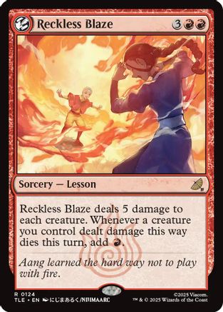Reckless Blaze  (TLE-124) - [Avatar: The Last Airbender: Eternal-Legal] - Trinity Hobby