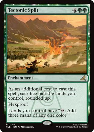 Tectonic Split  [Foil]  (TLE-144) - [Avatar: The Last Airbender: Eternal-Legal] - Trinity Hobby