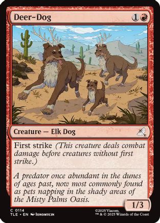 Deer-Dog  [Foil]  (TLE-114) - [Avatar: The Last Airbender: Eternal-Legal] - Trinity Hobby