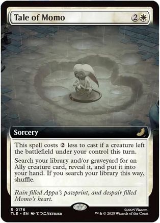 Tale of Momo (Extended Art)  [Foil]  (TLE-176) - [Avatar: The Last Airbender: Eternal-Legal] - Trinity Hobby
