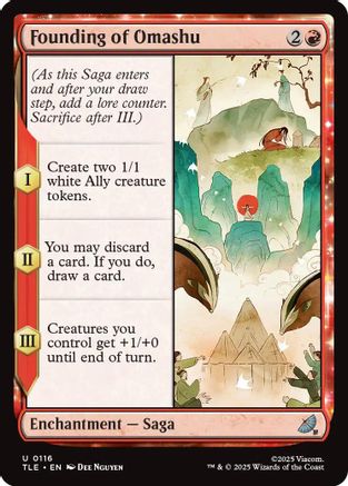 Founding of Omashu  [Foil]  (TLE-116) - [Avatar: The Last Airbender: Eternal-Legal] - Trinity Hobby
