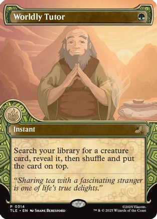 Worldly Tutor (Showcase)  (TLE-314) - [Avatar: The Last Airbender: Eternal-Legal] - Trinity Hobby