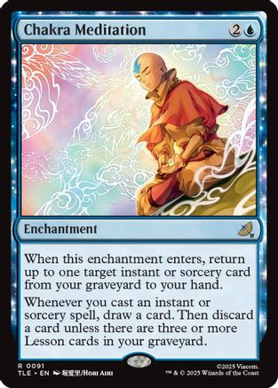 Chakra Meditation  [Foil]  (TLE-091) - [Avatar: The Last Airbender: Eternal-Legal] - Trinity Hobby